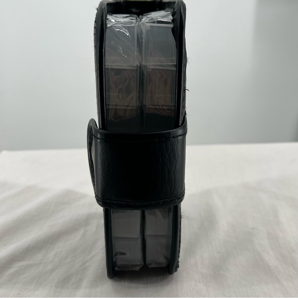Travel  Medication Pill Book - 14 Days with detachable compartments Black - Picture 3 of 7